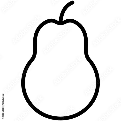 pear line icon
