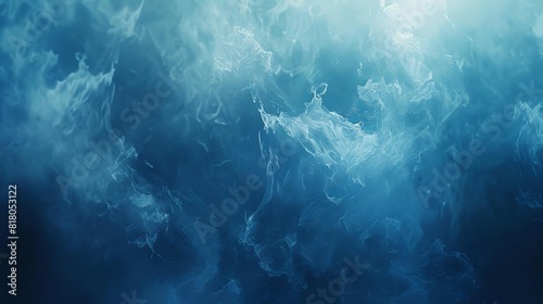 dreamy abstract blue background with soft ethereal gradient digital art