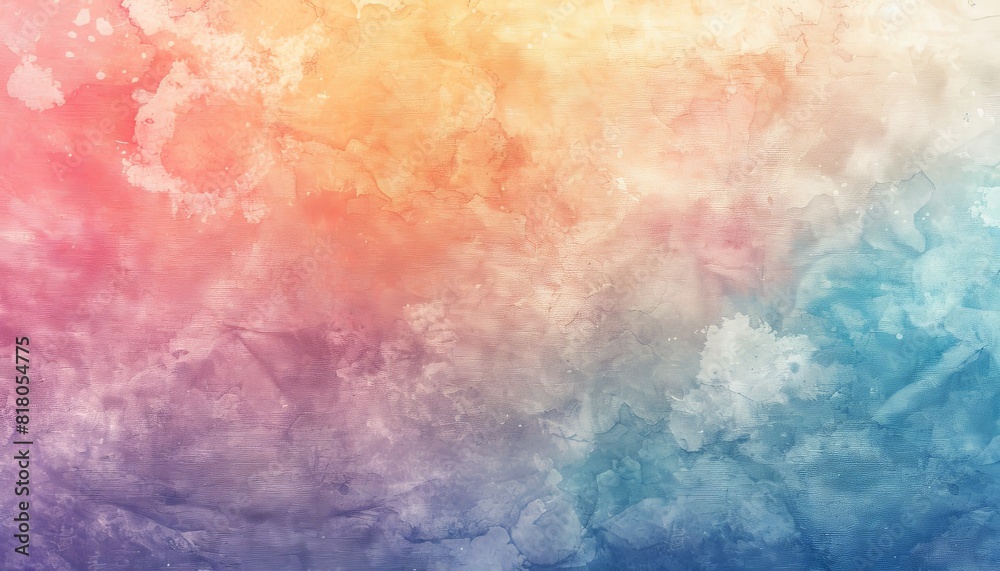 A soft and dreamy rainbow gradient wallpaper with a watercolor texture, perfect for a calming and serene atmosphere A soft and dreamy rainbow gradient wallpaper with a watercolor texture, perfect for a calming and serene atmosphere