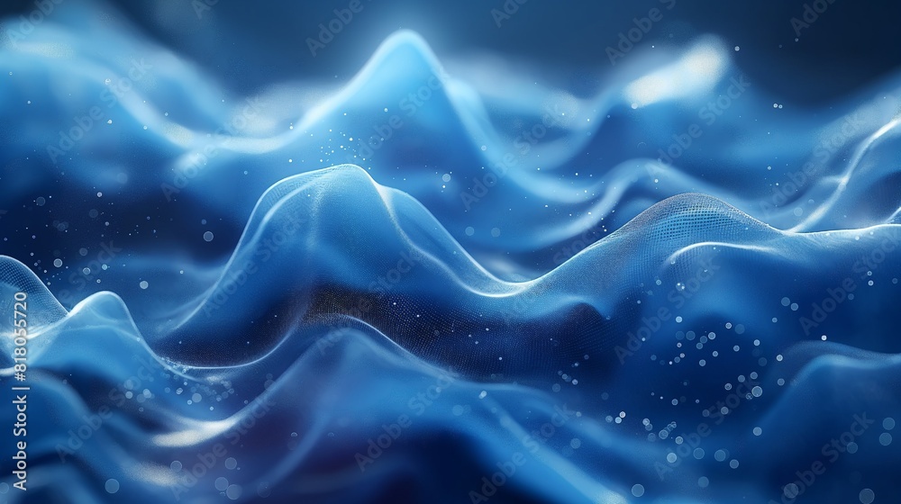 Abstract background with blue waves. a banner with a water flow style Abstract background with blue waves. a banner with a water flow style