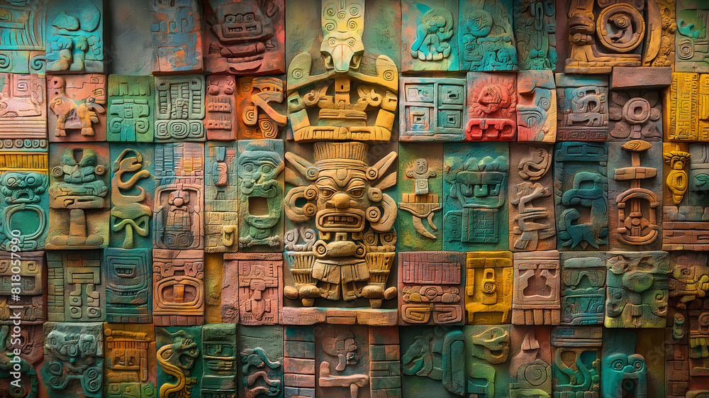 MURAL 3D CULTURA MAYA MURAL 3D CULTURA MAYA
