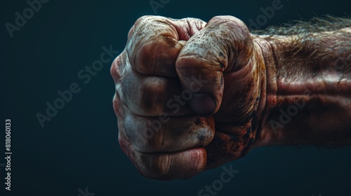 Close-up of Weathered, Calloused Human Hands