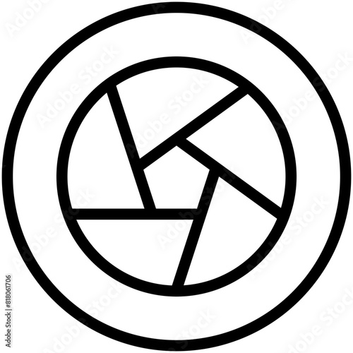 shutter line icon