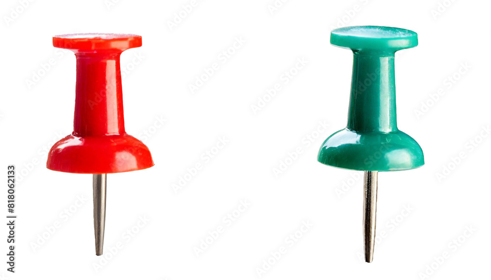 push pin isolated various colors - pushpin - with and without shadow push pin isolated various colors - pushpin - with and without shadow