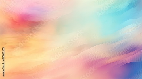 Soft gradient background with painterly brushstroke textures