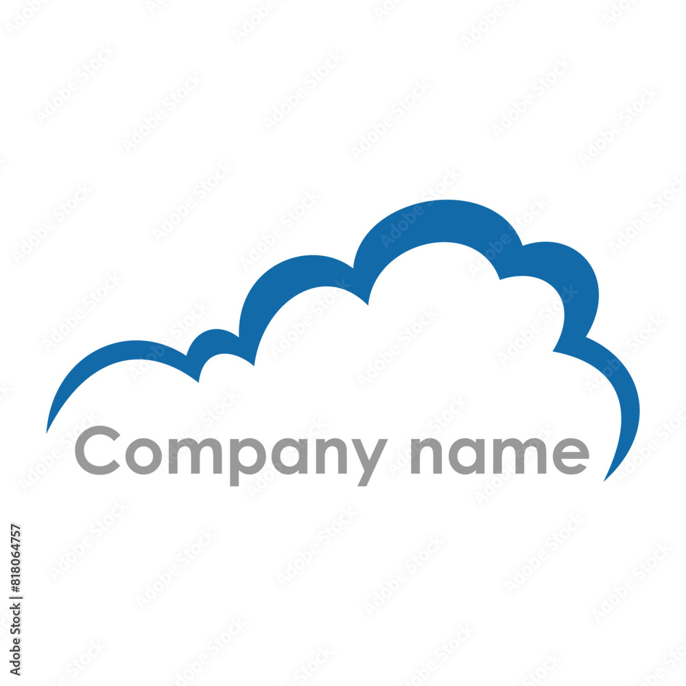 cloud logo vector template 6 cloud logo vector template 6