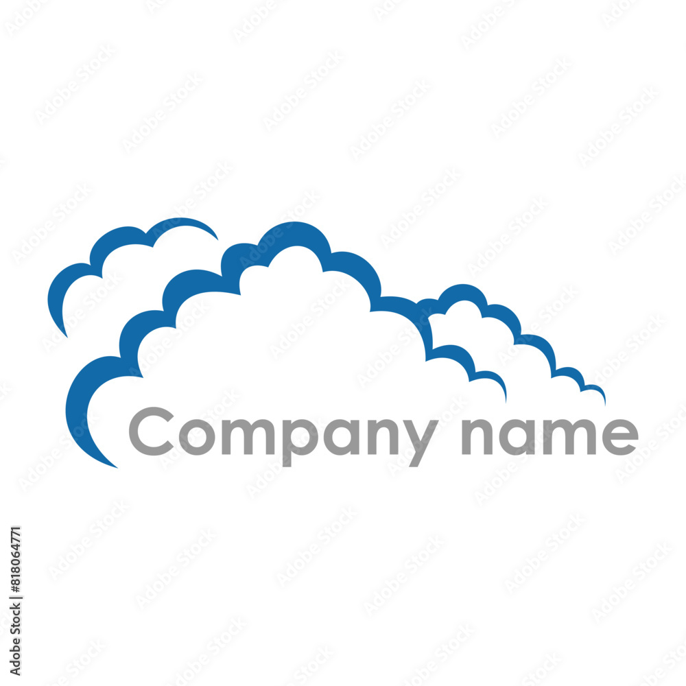 cloud logo vector template 4 cloud logo vector template 4