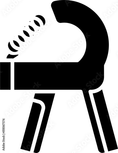 Hand grip icon vector