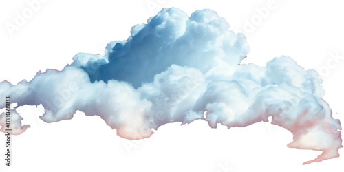 Vector realistic white soft cutout clean cumulus cloudscape cut out specials fog on transparent background.