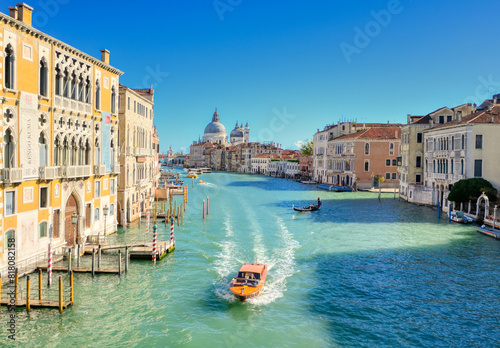 Scenic view of grand canal in Venice, Italy.