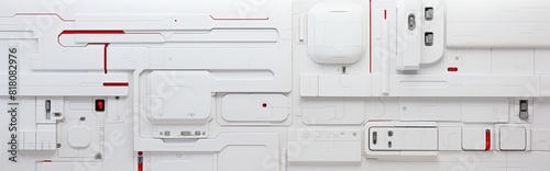 A cutting-edge, futuristic wall