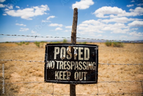 No Trespassing Sign