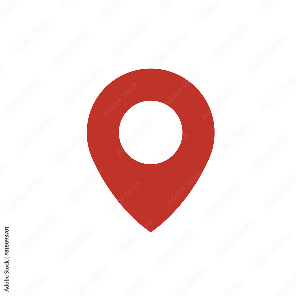 red map pointer red map pointer