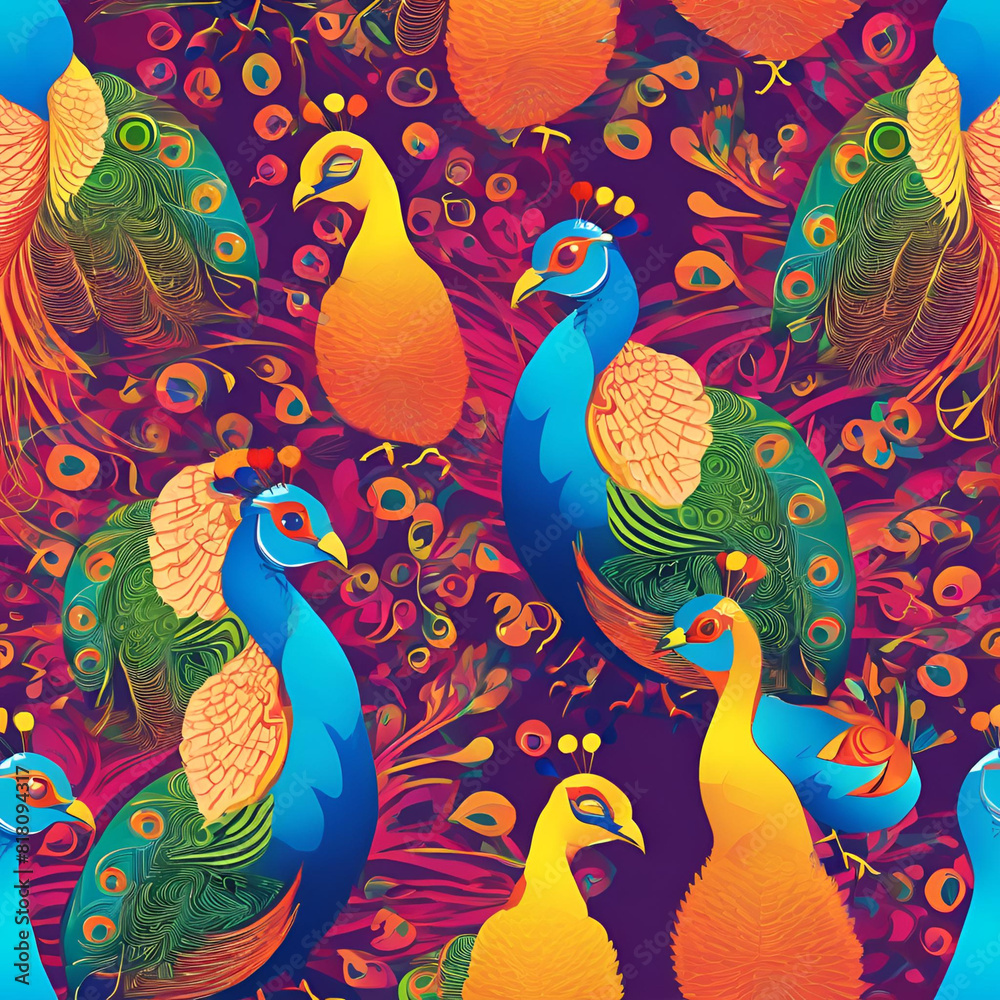 Fototapeta premium bird colorfull