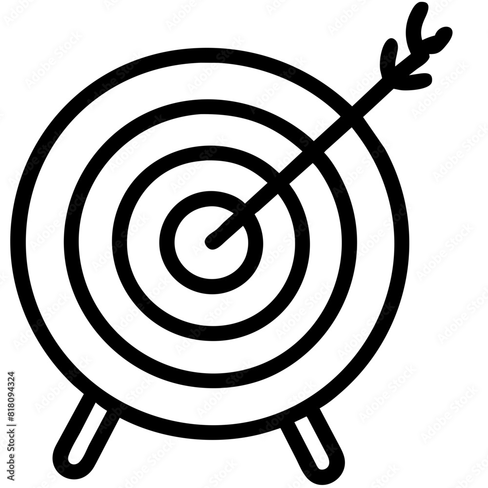 Goal Bullseye Icon Goal Bullseye Icon