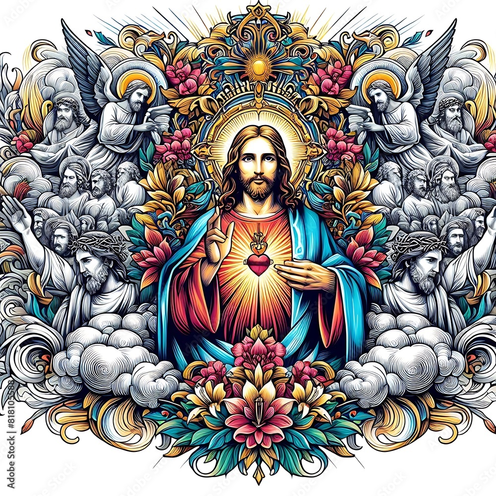 A religious of jesus christ art of jesus christ art meaning reality image.