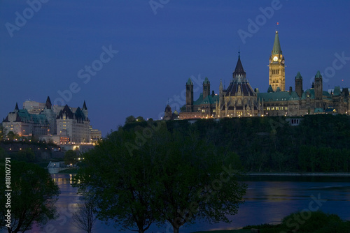 Parliament Hill From Ottawa River