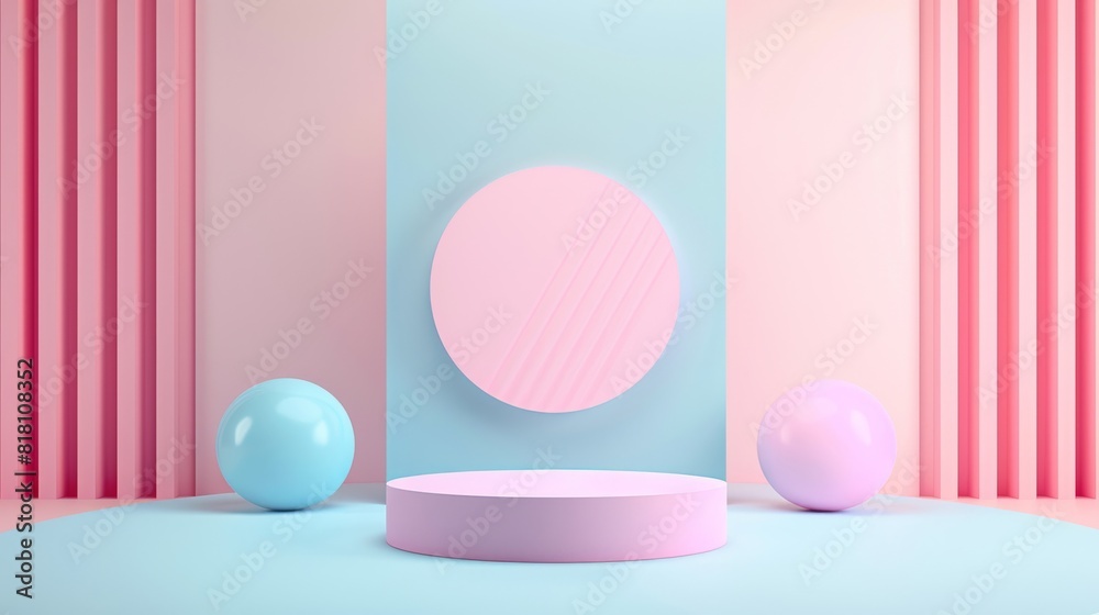 A colorful background with a pink square in the middle A colorful background with a pink square in the middle