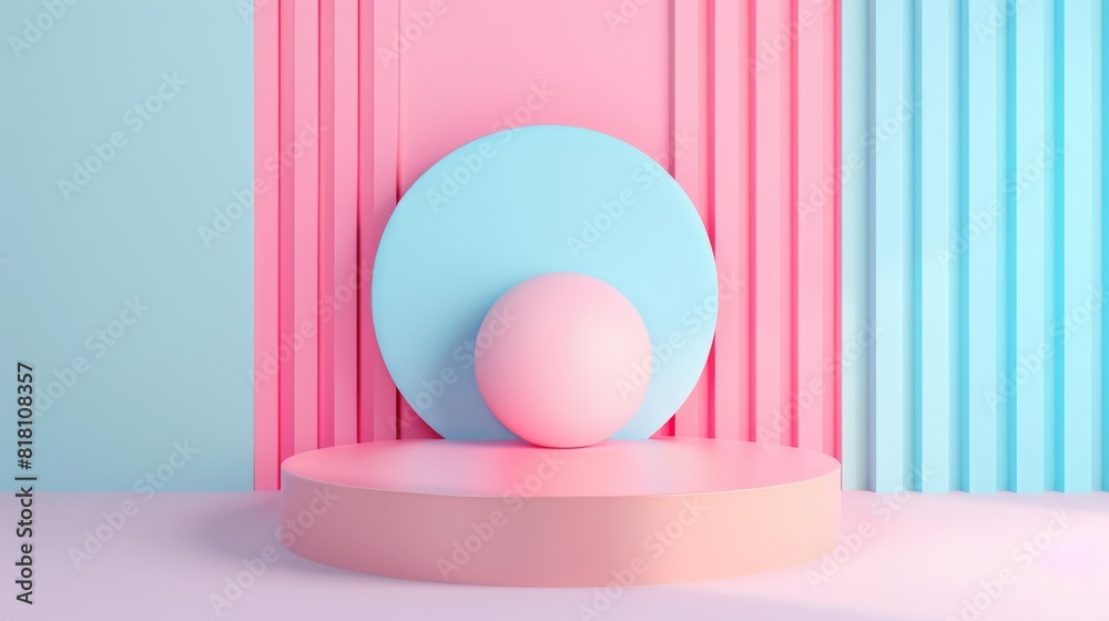 A colorful background with a pink square in the middle A colorful background with a pink square in the middle