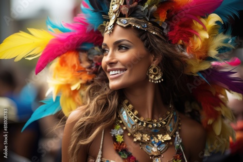 Vibrant Colombia celebration, joyful festivities and colorful cultural tradition of colombian culture, lively spirit and rich heritage of south America's vibrant nation photo