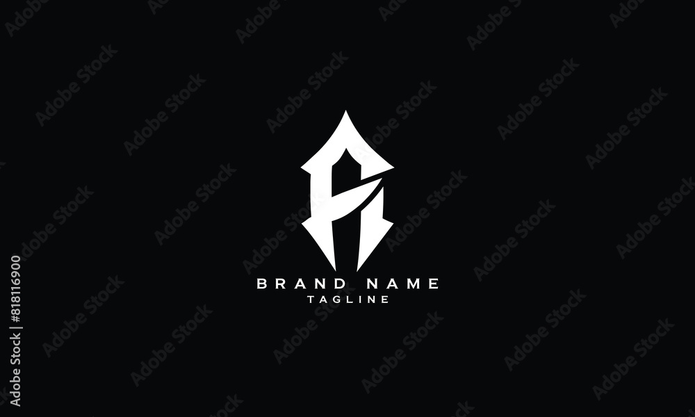 FA, AF, Abstract initial monogram letter alphabet logo design FA, AF, Abstract initial monogram letter alphabet logo design