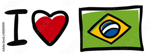 I love Brazil, Separated vectors