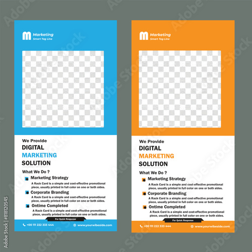 Dl flyer or rack card  Design.