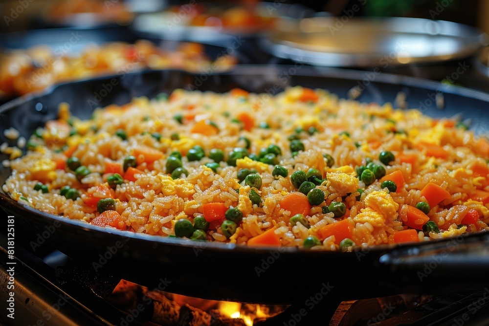 Egg fried rice professional advertising food photography Egg fried rice professional advertising food photography