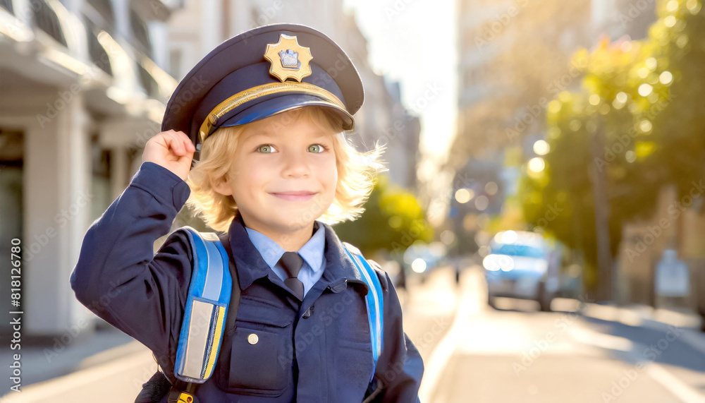 Kind als Polizist Kind als Polizist