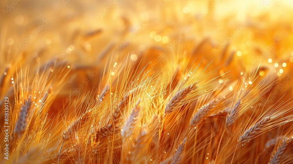 A field of tall, golden barley swaying in the wind. A field of tall, golden barley swaying in the wind.