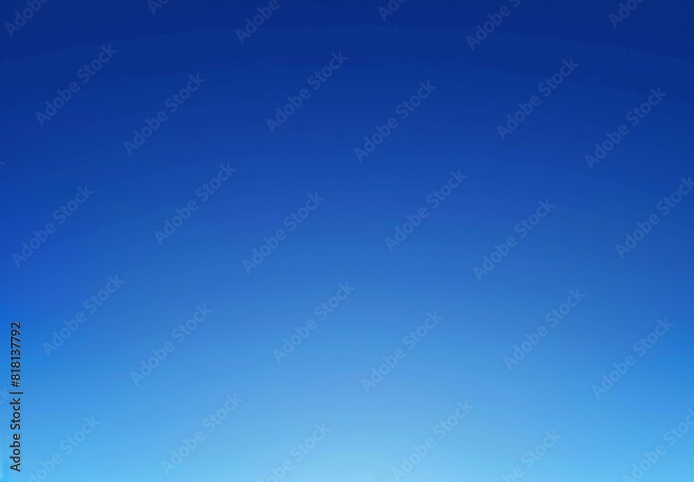 Blue Sky Gradient Background: Minimalist Style