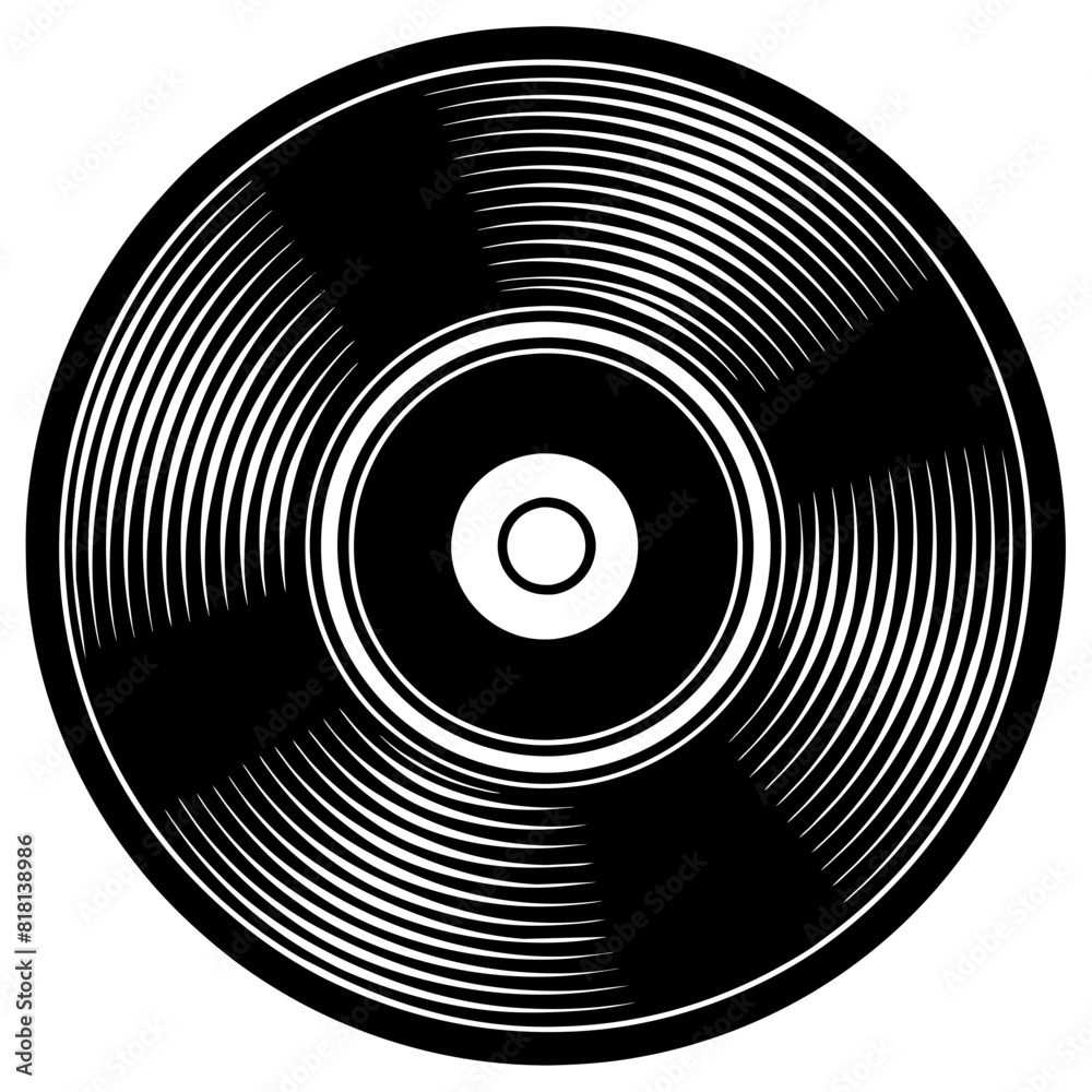 vinyl disc background