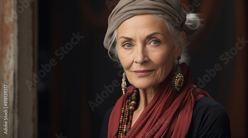 portrait of senior Caucasian woman © Enrique