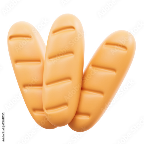 3D loaves of bread