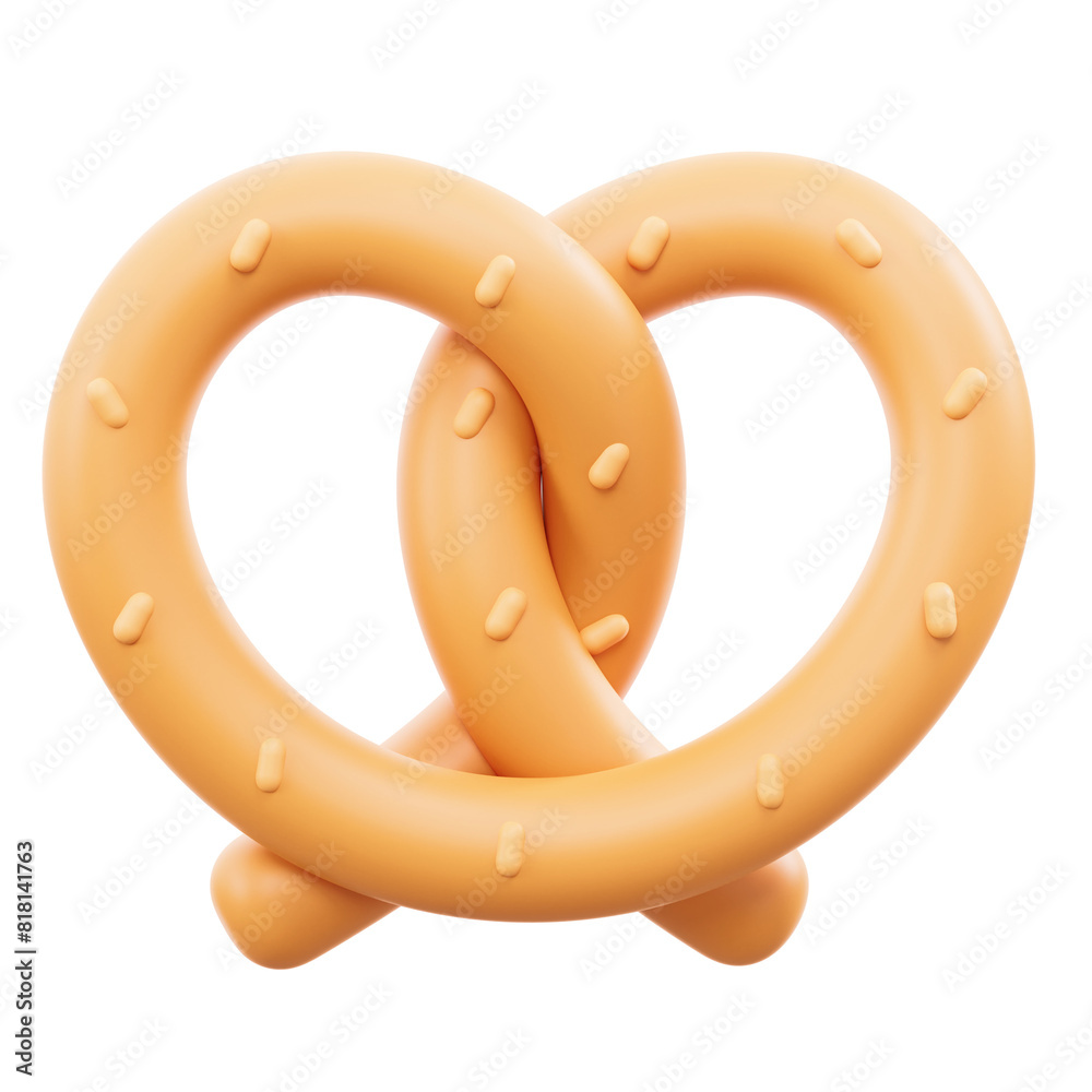 3D Pretzel Icon 3D Pretzel Icon