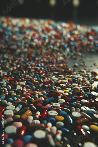 Medicine pills and tablets, health, medication