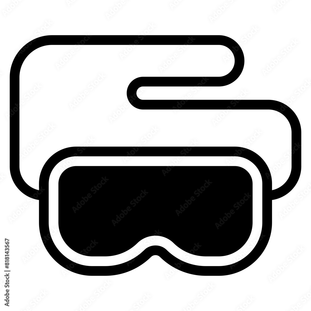 Sleep mask icon Sleep mask icon