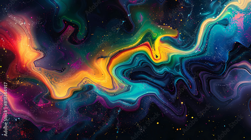 Colorful liquid abstract background Colorful liquid abstract background
