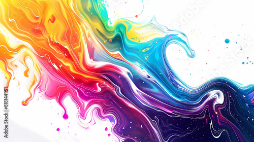 Colorful liquid abstract background
