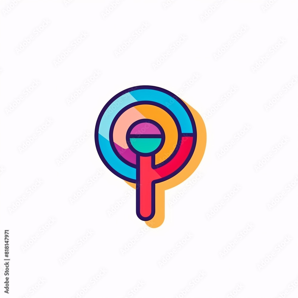 location on white background 2d lineal vector icon location on white background 2d lineal vector icon