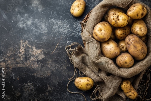 potatoes in a sack