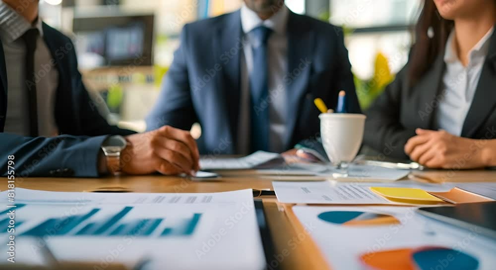 work together in the office. the concept of cooperation wants to be successful