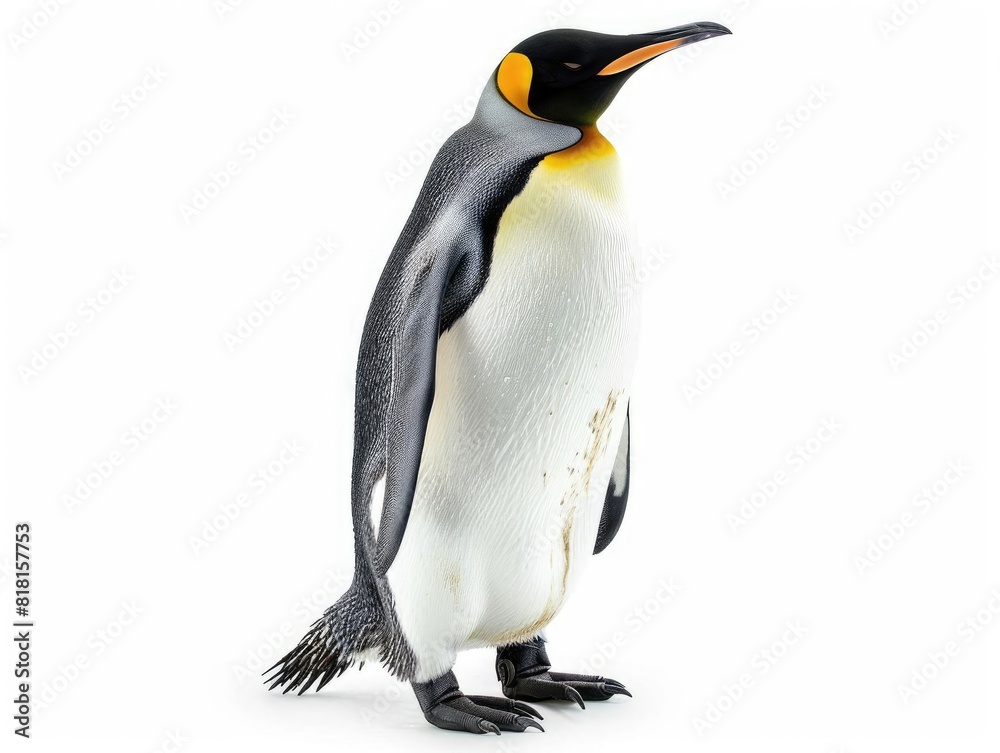 Obraz premium Wild penguin animal isolated on white background