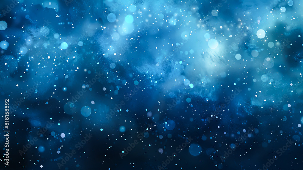 abstract blue bokeh background with stars and lens flare effect abstract blue bokeh background with stars and lens flare effect