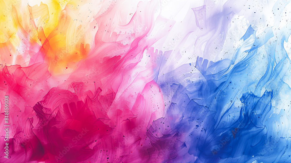 abstract watercolor background with red, yellow and blue paint splashes abstract watercolor background with red, yellow and blue paint splashes