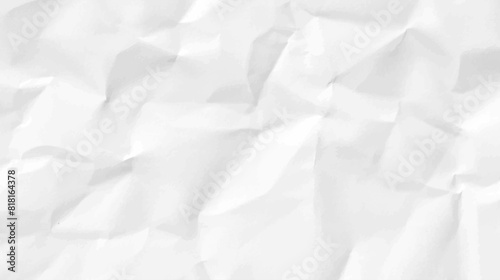 Paper texture background, Crumpled paper. White creased paper.