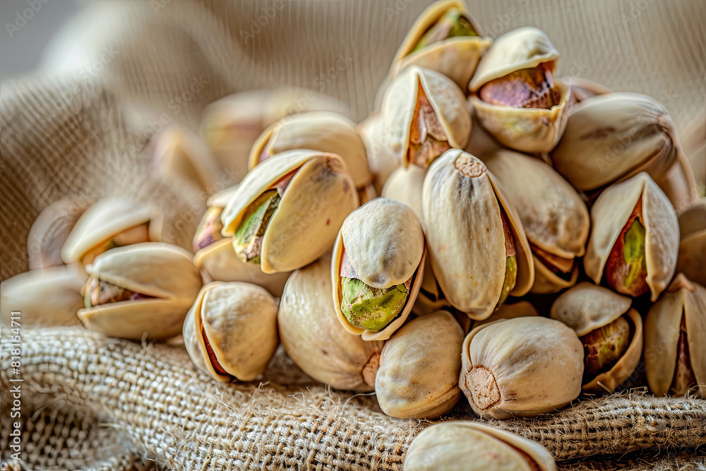 Pistachios, a nutritious and flavorful snack option, known for their distinct taste and health benefits