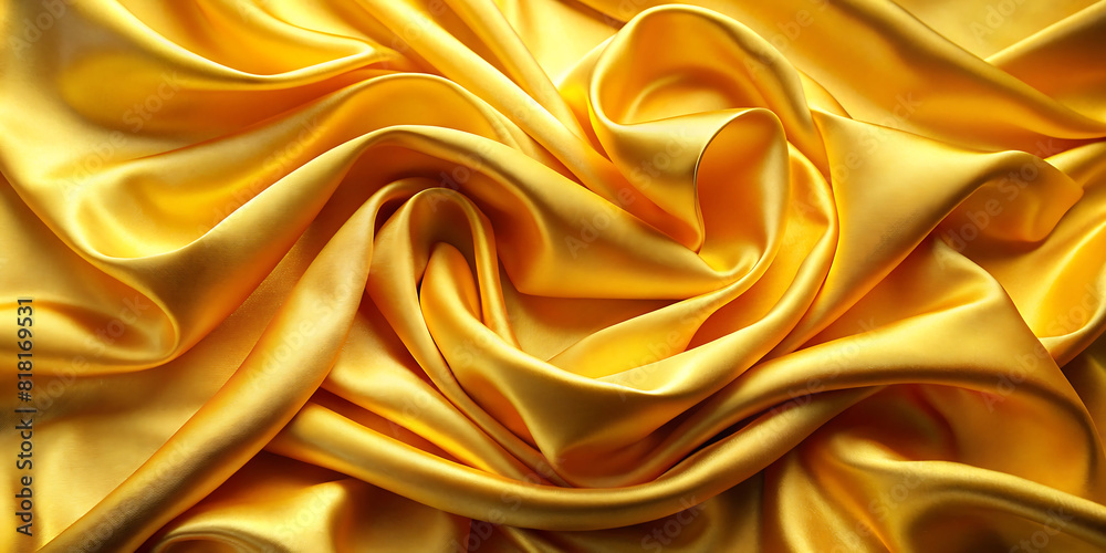 yellow silk fabric background yellow silk fabric background