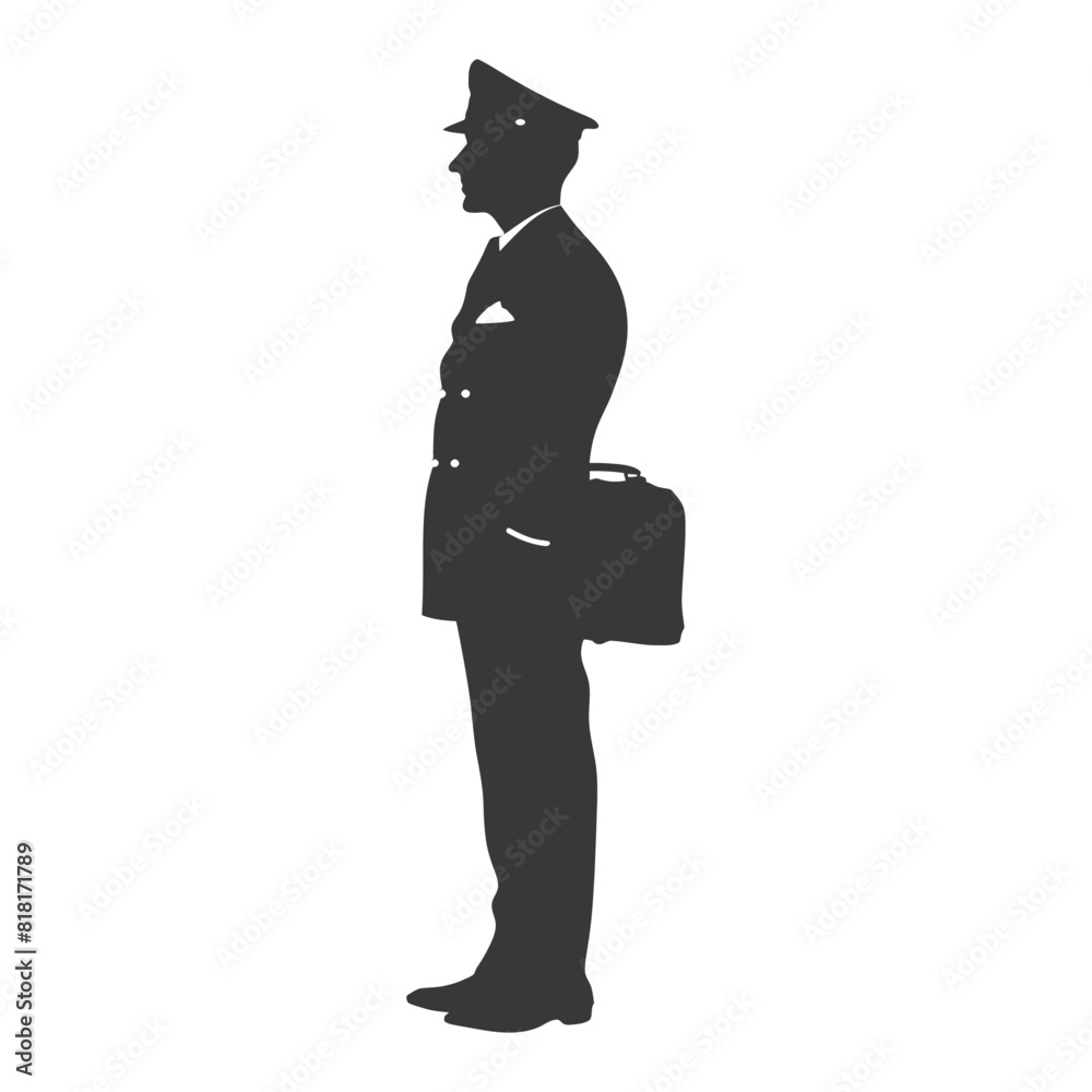 silhouette bellboy hotel in action full body black color only silhouette bellboy hotel in action full body black color only