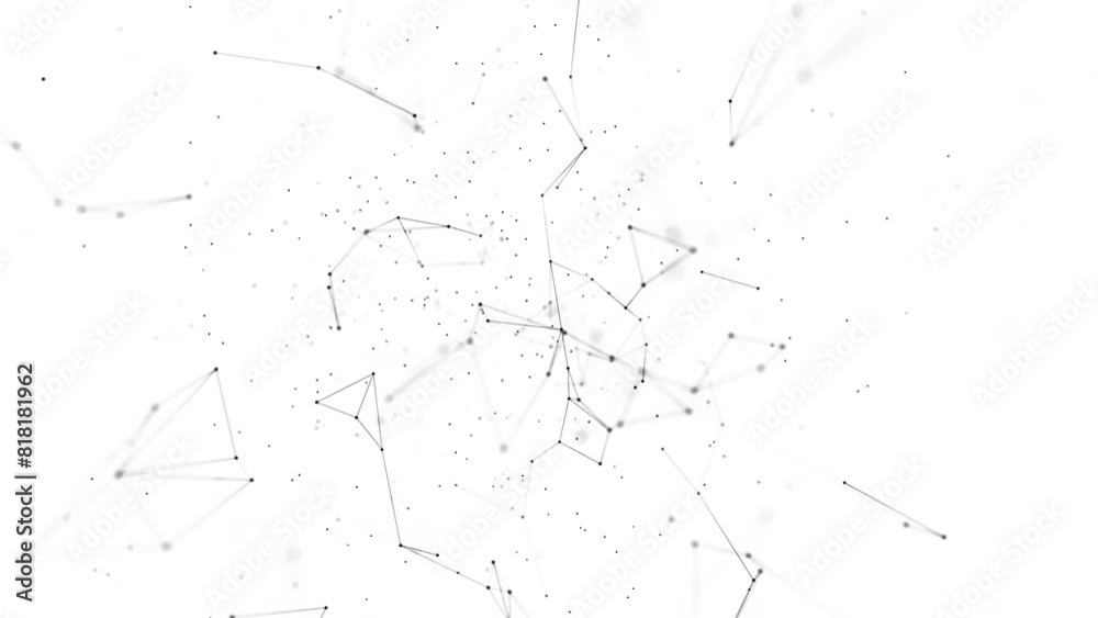 Black Plexus lines on a white background. Subtle, minimalistic Plexus animation in 4k. Geometric video with wireframe structure. Seamless loop animation Black Plexus lines on a white background. Subtle, minimalistic Plexus animation in 4k. Geometric video with wireframe structure. Seamless loop animation